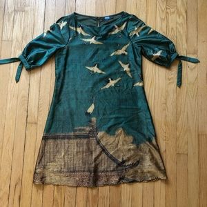 Eva Franco Anthropologie Bird Dress